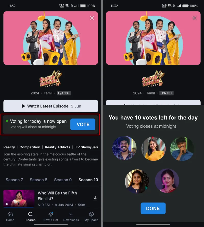 Super Singer Hotstar Voting Super Singer Hotstar Voting