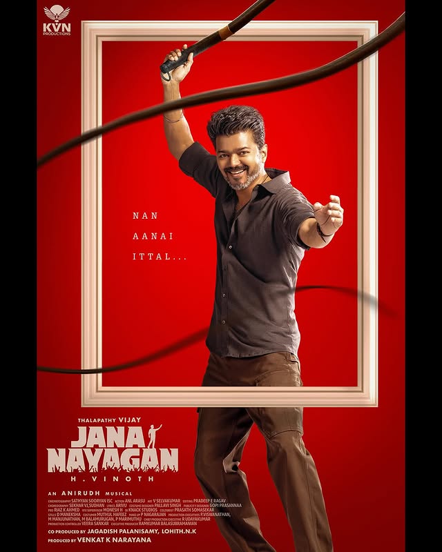 Jana NAyan Movie Poster Jana NAyan Movie Poster