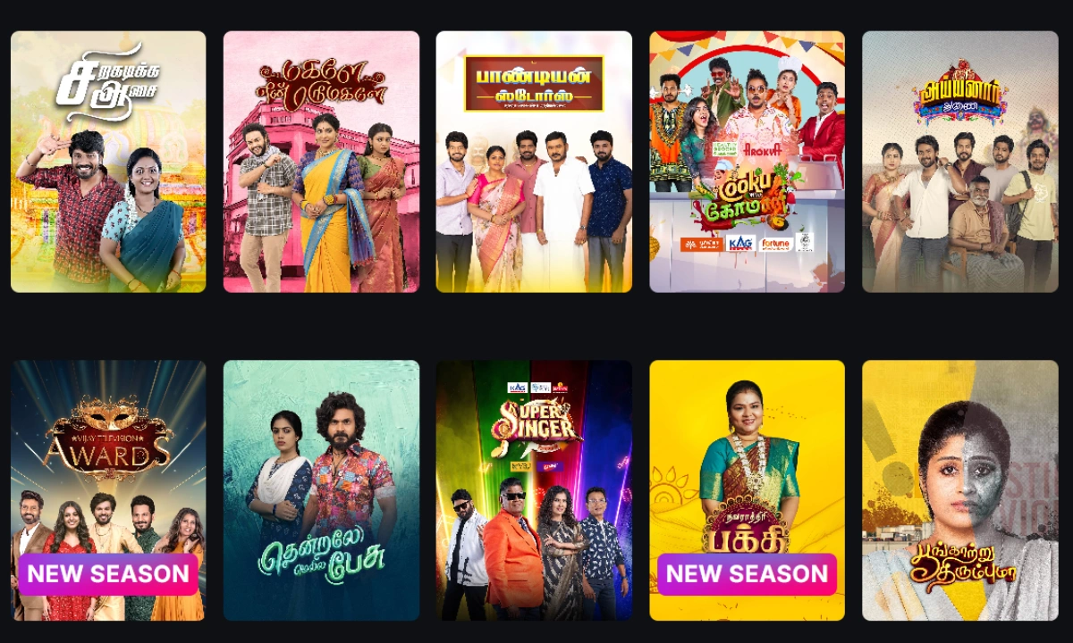 Vijay TV Schedule Vijay TV Schedule